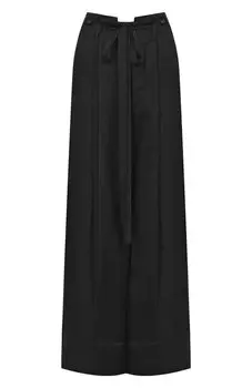 Брюки из вискозы и шелка Ann Demeulemeester