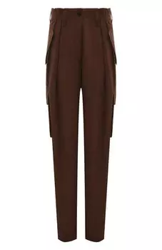 Брюки из вискозы и шелка Dries Van Noten