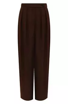 Брюки из вискозы и шелка Dries Van Noten