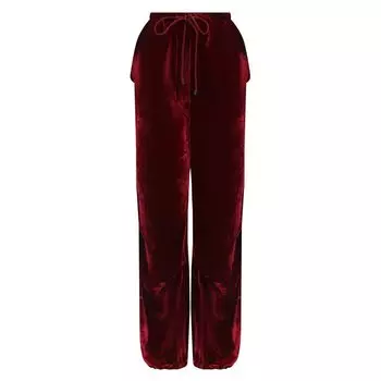 Брюки из вискозы и шелка Giorgio Armani