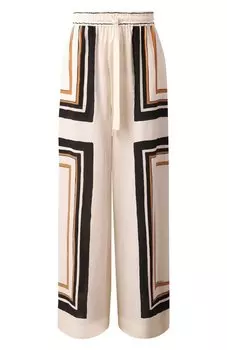 Брюки из вискозы и шелка Zimmermann