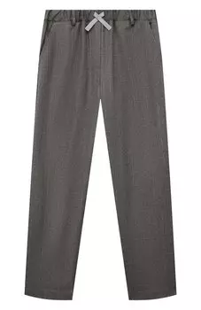 Брюки из вискозы и шерсти Eleventy