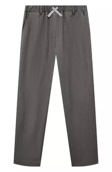 Брюки из вискозы и шерсти Eleventy