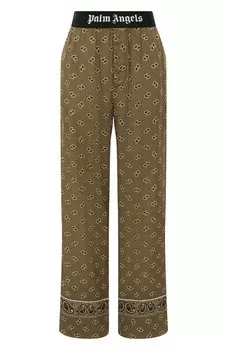 Брюки из вискозы Palm Angels
