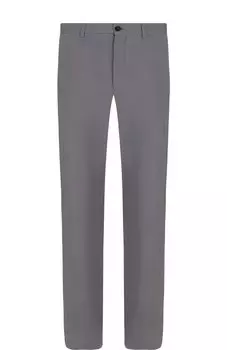 Брюки из вискозы прямого кроя Giorgio Armani