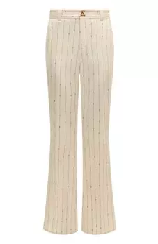 Брюки изо льна и хлопка AERON