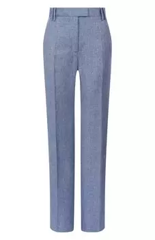 Брюки изо льна и хлопка Barbara Bui