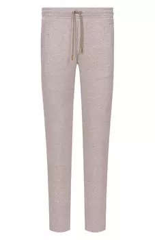 Брюки изо льна и хлопка Capobianco