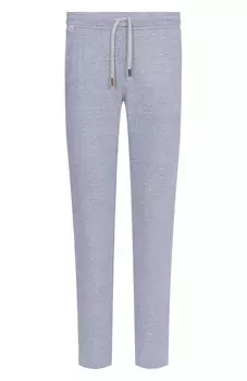 Брюки изо льна и хлопка Capobianco