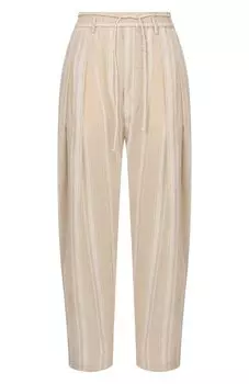 Брюки изо льна и хлопка MORDECAI