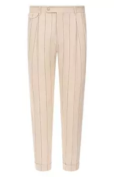 Брюки изо льна и хлопка Windsor