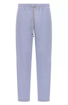 Брюки изо льна и хлопка Zimmerli