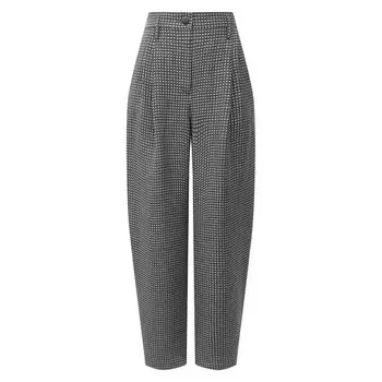 Брюки изо льна и шелка Giorgio Armani