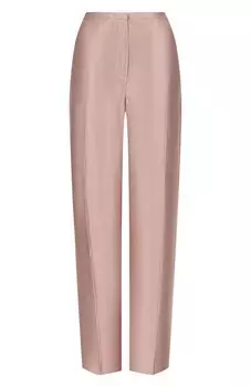 Брюки изо льна и шелка Loulou Studio