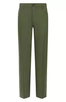 Брюки изо льна и шерсти Canali