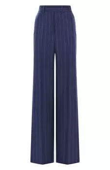 Брюки изо льна и шерсти Kiton