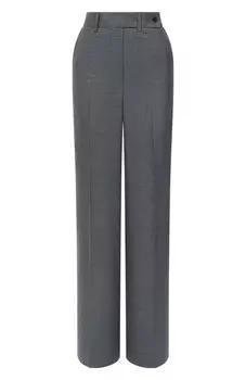 Брюки изо льна и шерсти Kiton