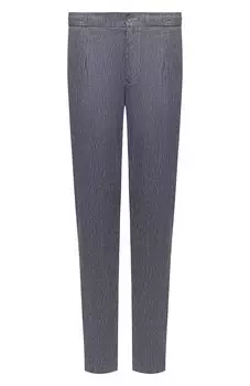 Брюки изо льна и шерсти Marco Pescarolo