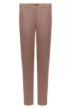 Брюки изо льна и шерсти Marco Pescarolo