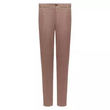 Брюки изо льна и шерсти Marco Pescarolo