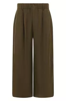 Брюки изо льна и шерсти Uma Wang