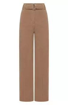 Брюки изо льна и вискозы BOSS