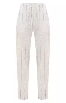 Брюки изо льна и вискозы Deha