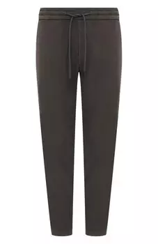 Брюки изо льна и вискозы Dondup