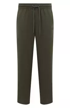 Брюки изо льна и вискозы Emporio Armani