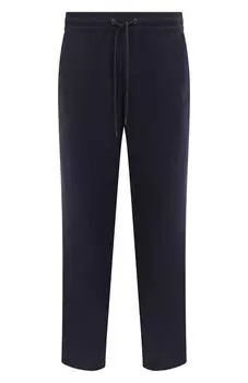 Брюки изо льна и вискозы Emporio Armani
