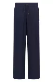 Брюки изо льна и вискозы Emporio Armani