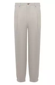 Брюки изо льна и вискозы Giorgio Armani