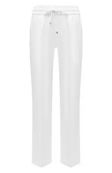 Брюки изо льна и вискозы Kiton