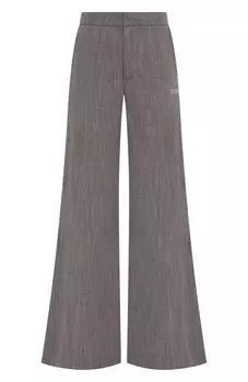 Брюки изо льна и вискозы Off-White
