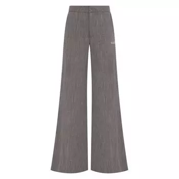 Брюки изо льна и вискозы Off-White