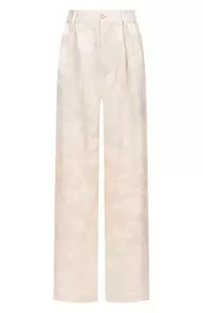 Брюки изо льна и вискозы Uma Wang
