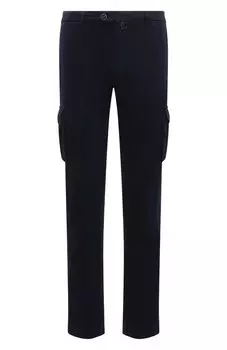 Брюки-карго из хлопка и кашемира Kiton