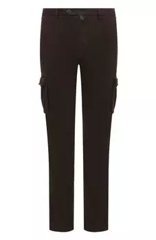 Брюки-карго из хлопка и кашемира Kiton