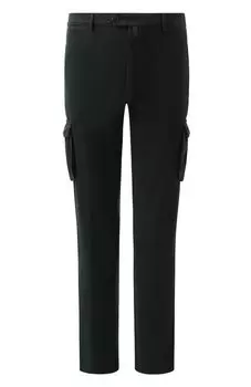 Брюки-карго из хлопка и кашемира Kiton