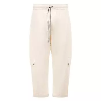 Брюки-карго из хлопка и льна Isabel Benenato