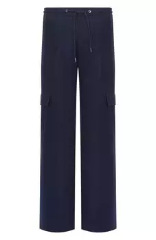 Брюки-карго из хлопка и шелка MVST