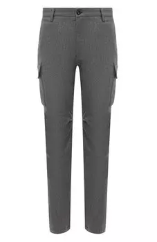 Брюки-карго из шерсти и кашемира Eleventy Platinum