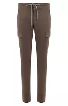 Брюки-карго из шерсти и кашемира Marco Pescarolo