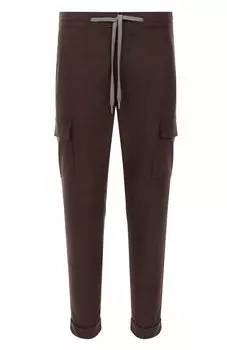 Брюки-карго из шерсти и кашемира Marco Pescarolo