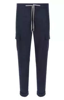 Брюки-карго из шерсти и кашемира Marco Pescarolo