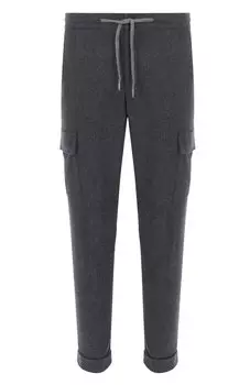 Брюки-карго из шерсти и кашемира Marco Pescarolo