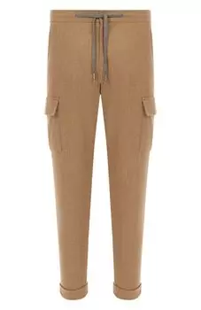 Брюки-карго из шерсти и кашемира Marco Pescarolo