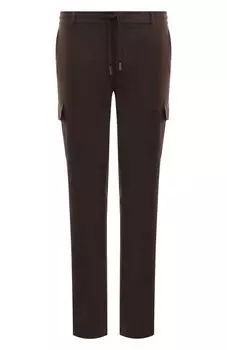 Брюки-карго из шерсти и кашемира MVST