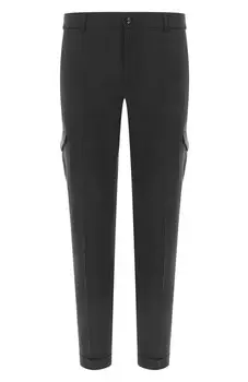 Брюки-карго из шерсти и шелка Berwich