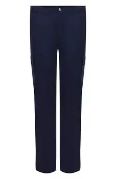 Брюки-карго из шерсти и шелка Zilli Sport